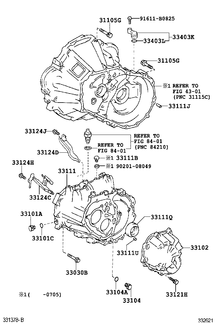 33102-02020 COVER SUB-ASSY, MANUAL TRANSMISSION CASE product image
