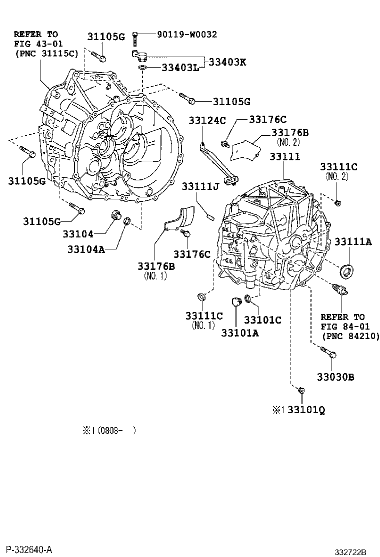 33111-42050 CASE, MANUAL TRANSMISSION product image