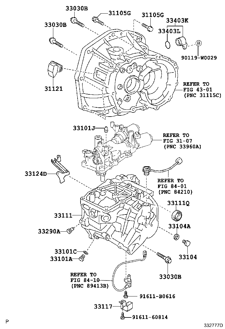 33124-0D050 PIPE, OIL RECEIVER, NO.1(MTM) product image