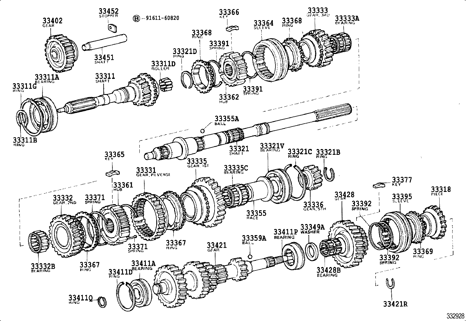 33033-35110 GEAR, 2ND product image