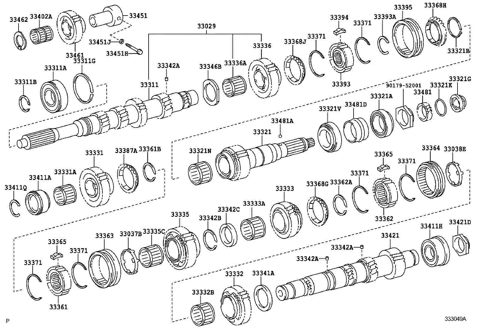 33036-37050 GEAR, 5TH product image