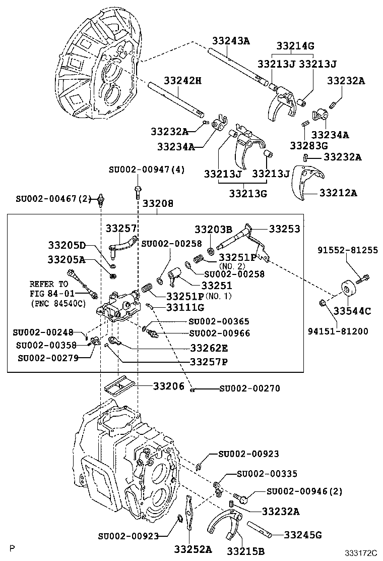 SU002-00347 FORK, GEAR SHIFT, NO.3 product image