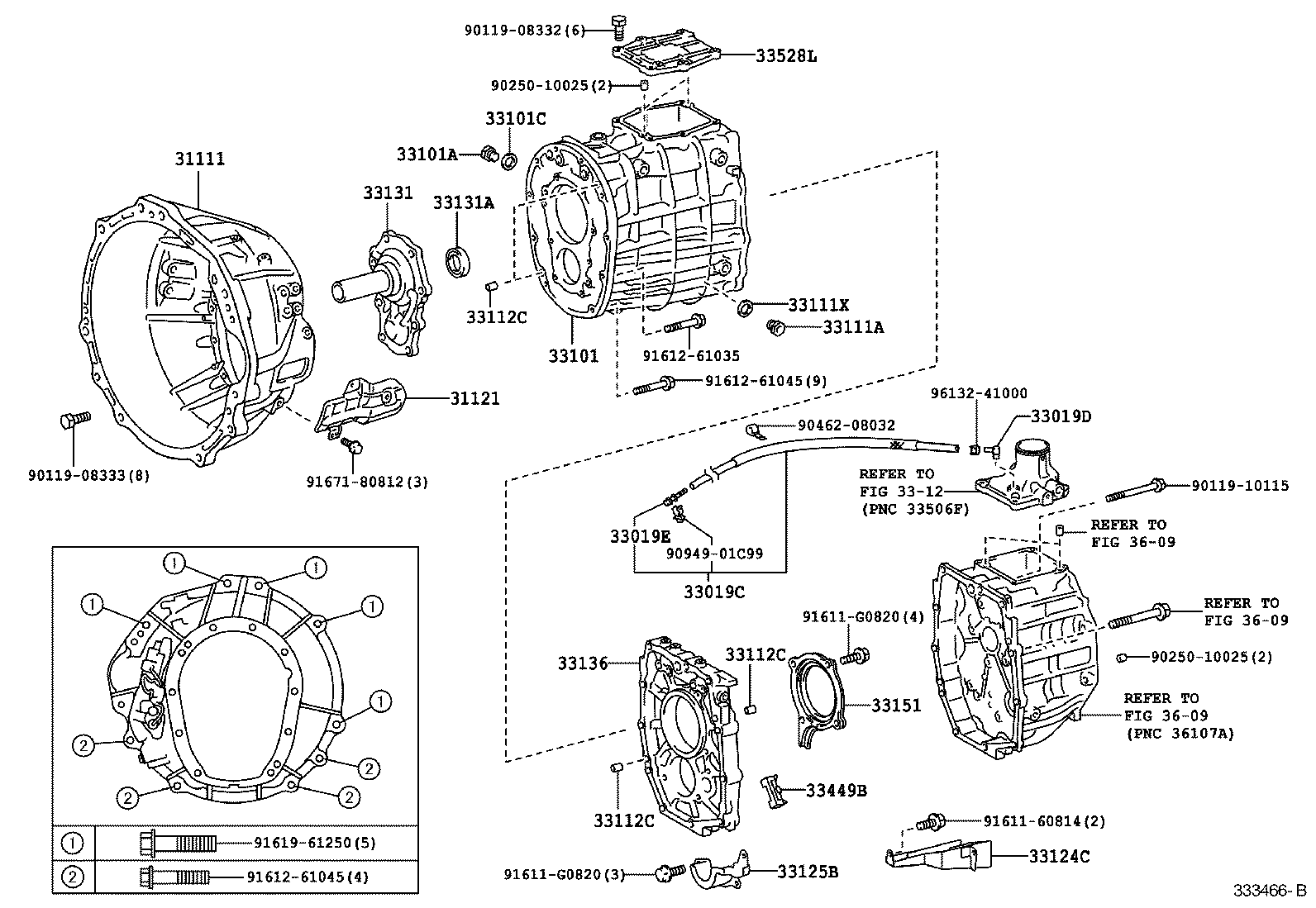 33101-60110 CASE SUB-ASSY, MANUAL TRANSMISSION product image