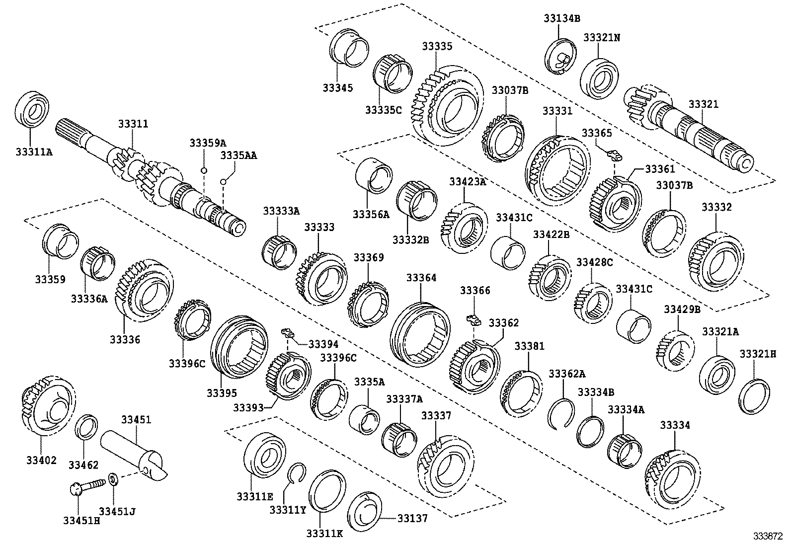33321-12190 SHAFT, OUTPUT product image