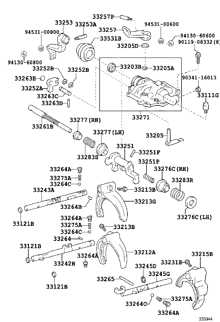 SU002-00264 SEAL, OIL(FOR SHIFT LEVER NO.2 SHAFT) product image