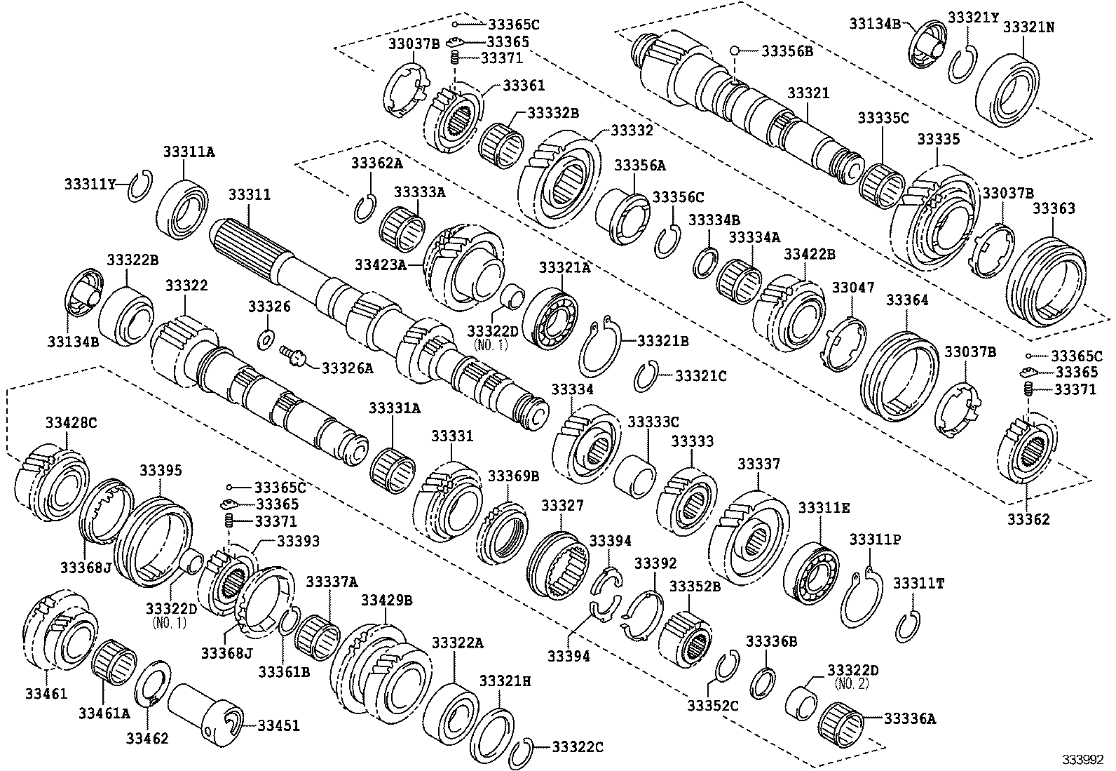 33034-33030 GEAR, 3RD product image