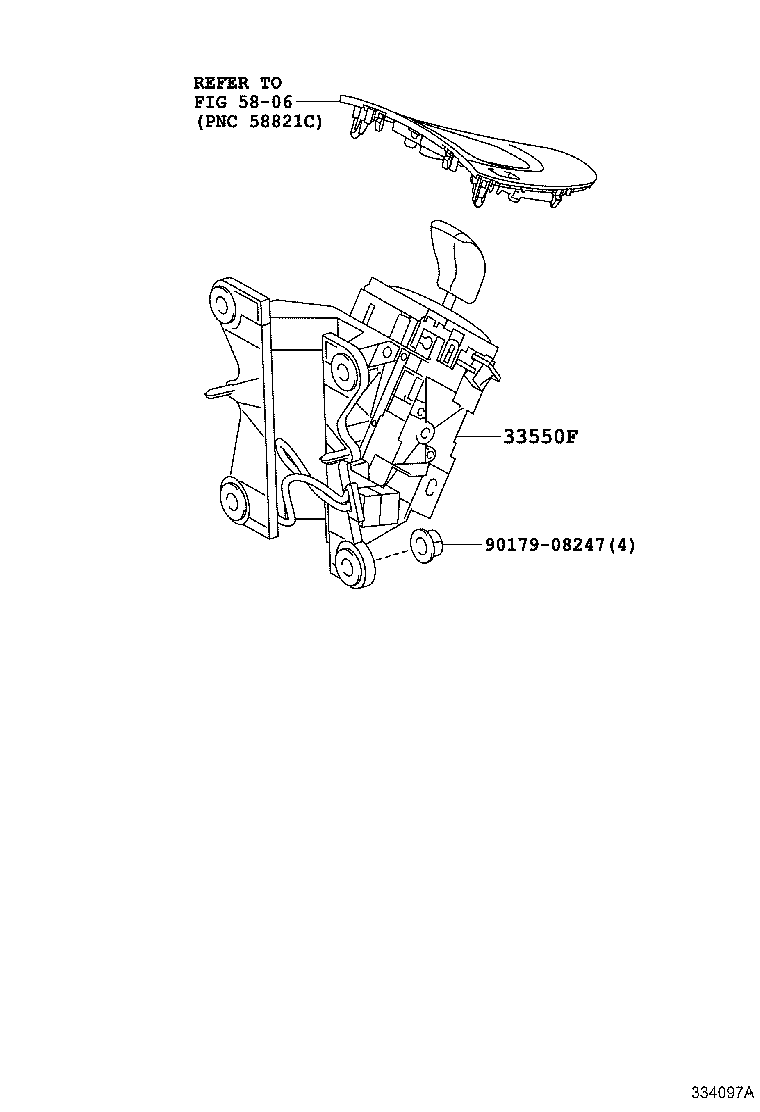 33530-02210 LEVER ASSY, SHIFT (FOR FLOOR SHIFT) product image
