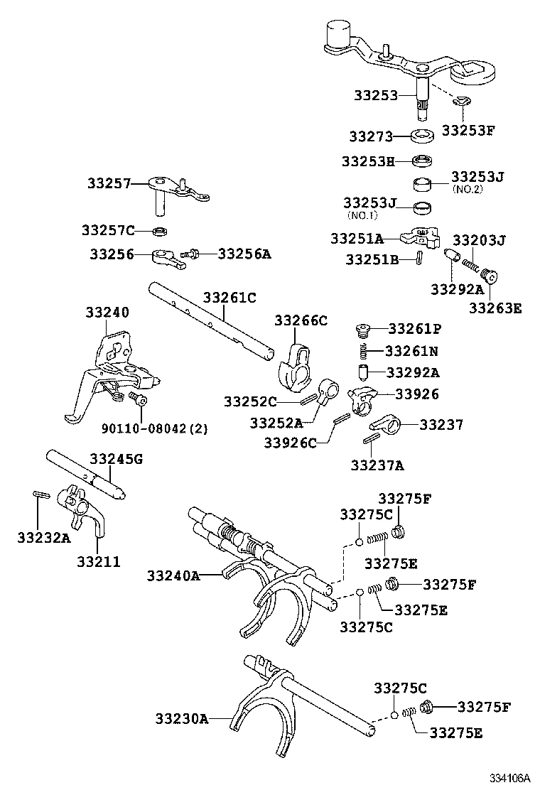 33211-02010 FORK, REVERSE SHIFT product image