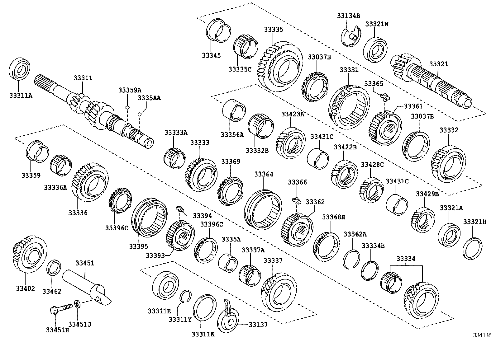 33025-33010 GEAR, 4TH product image