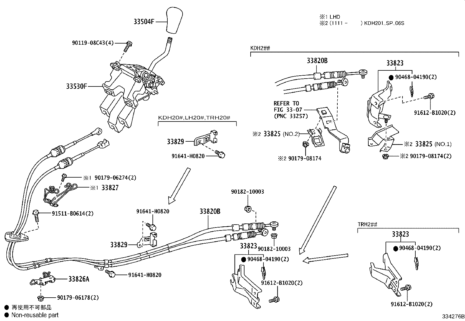 33740-26040 END ASSY, CONNECTING ROD, NO.1(FOR FLOOR SHIFT) product image