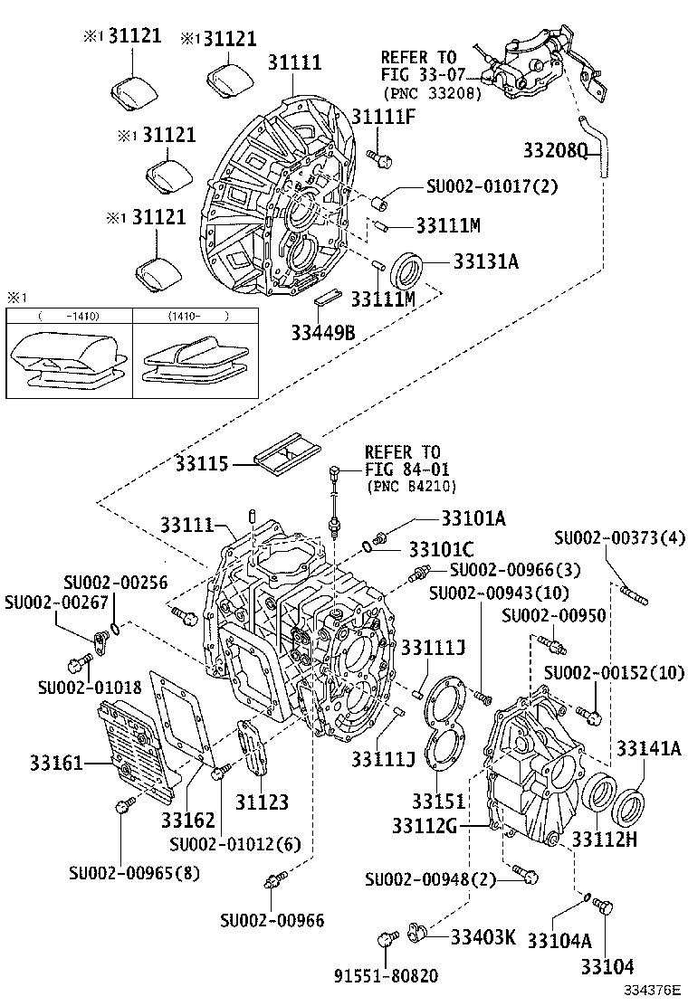 SU002-01136 CASE, MANUAL TRANSMISSION product image