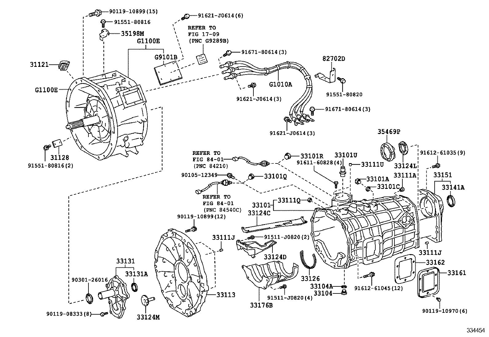 33112-37030 CASE, TRANSMISSION, REAR product image