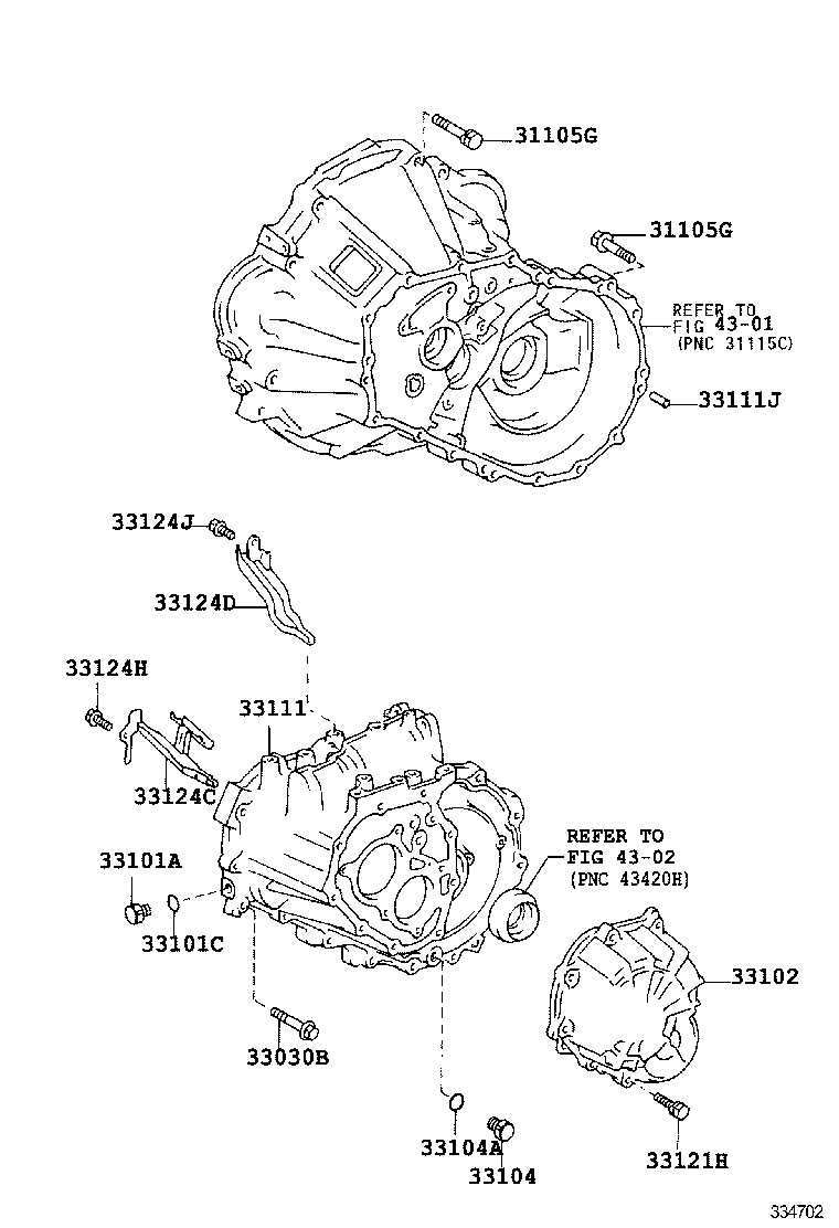 33101-28041 CASE, MANUAL TRANSMISSION product image