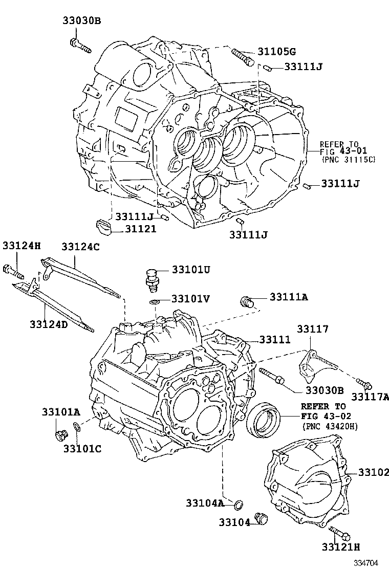 33101-28041 CASE, MANUAL TRANSMISSION product image