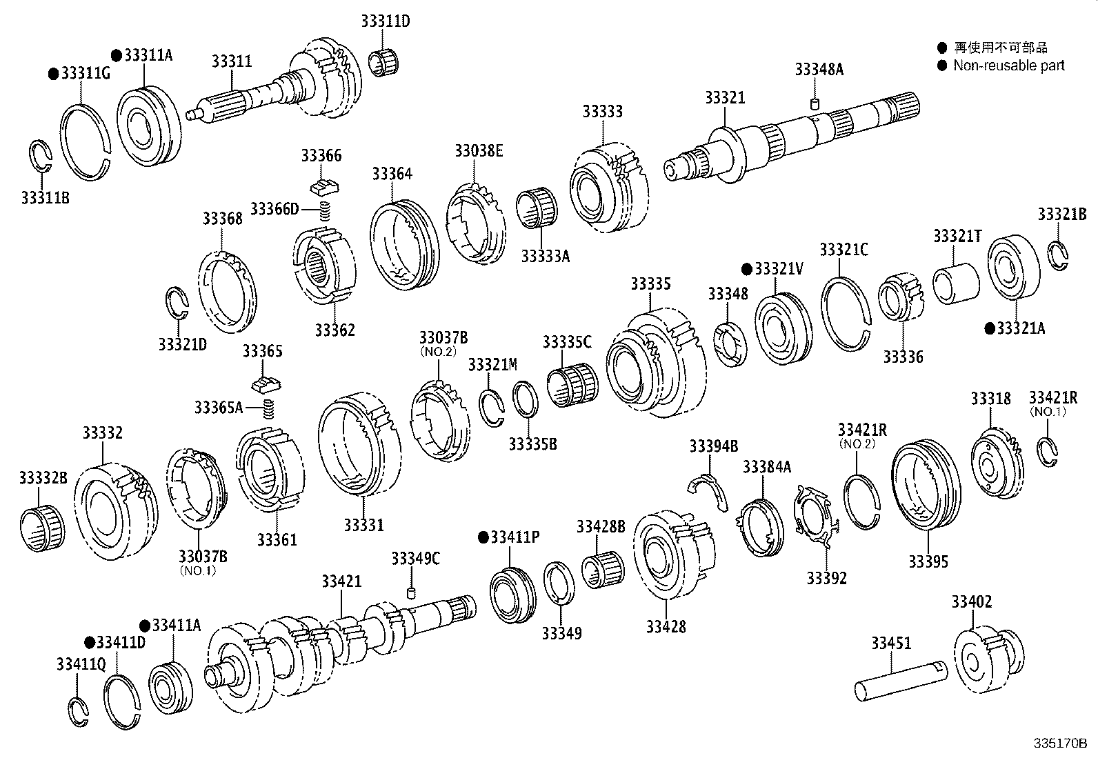 33481-0K050 GEAR, SPEEDOMETER DRIVE (MTM) product image