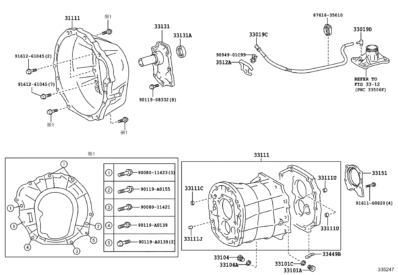 31121-04030 COVER, CLUTCH HOUSING, NO.1 product image