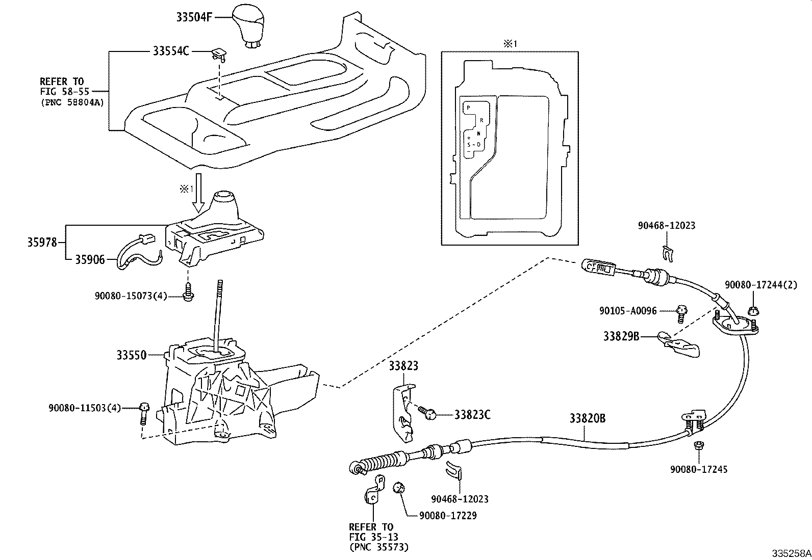 33555-04040 BOOT, SHIFT LEVER product image