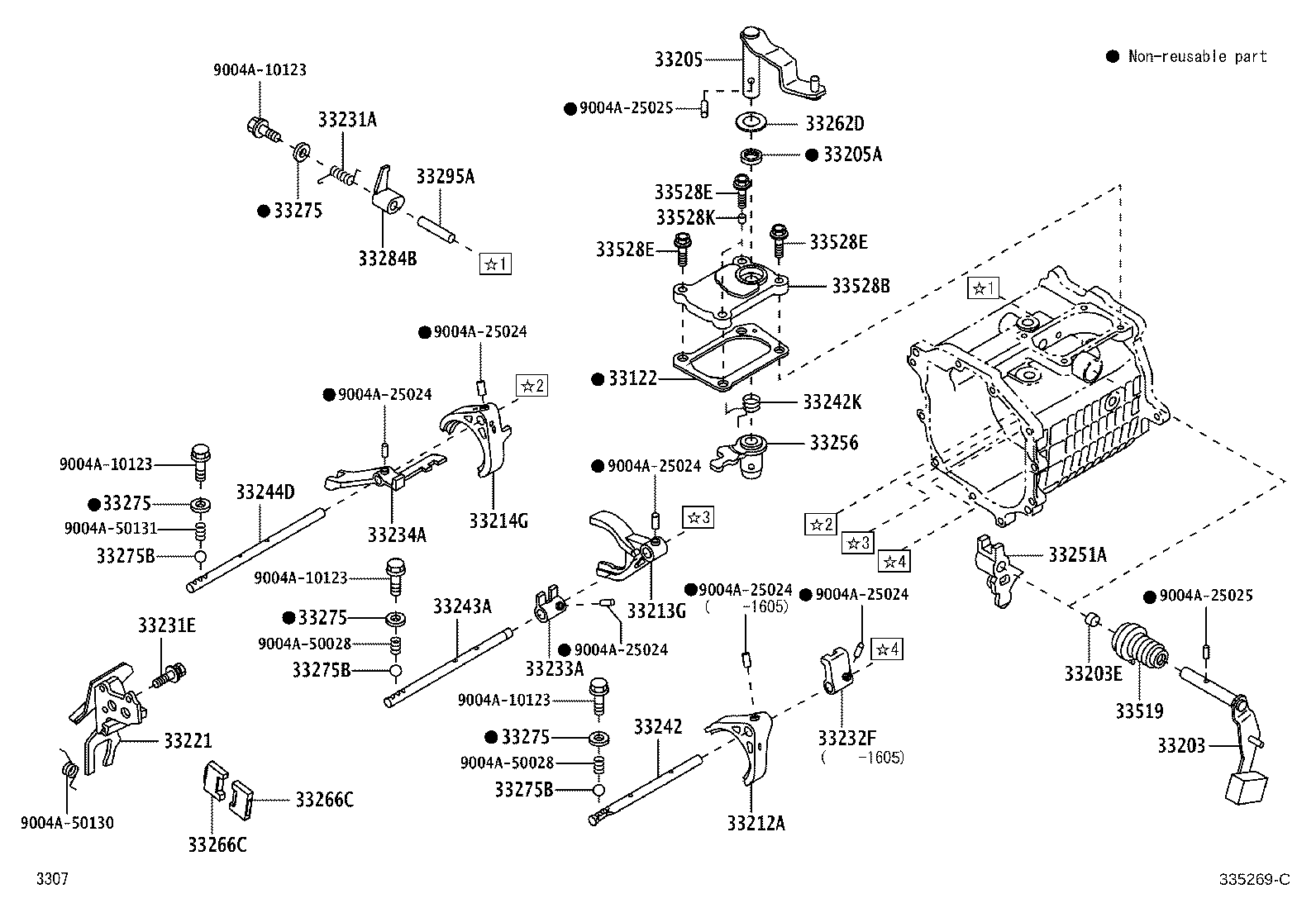 9004A-10122 BOLT (FOR CONTROL SHAFT COVER) product image