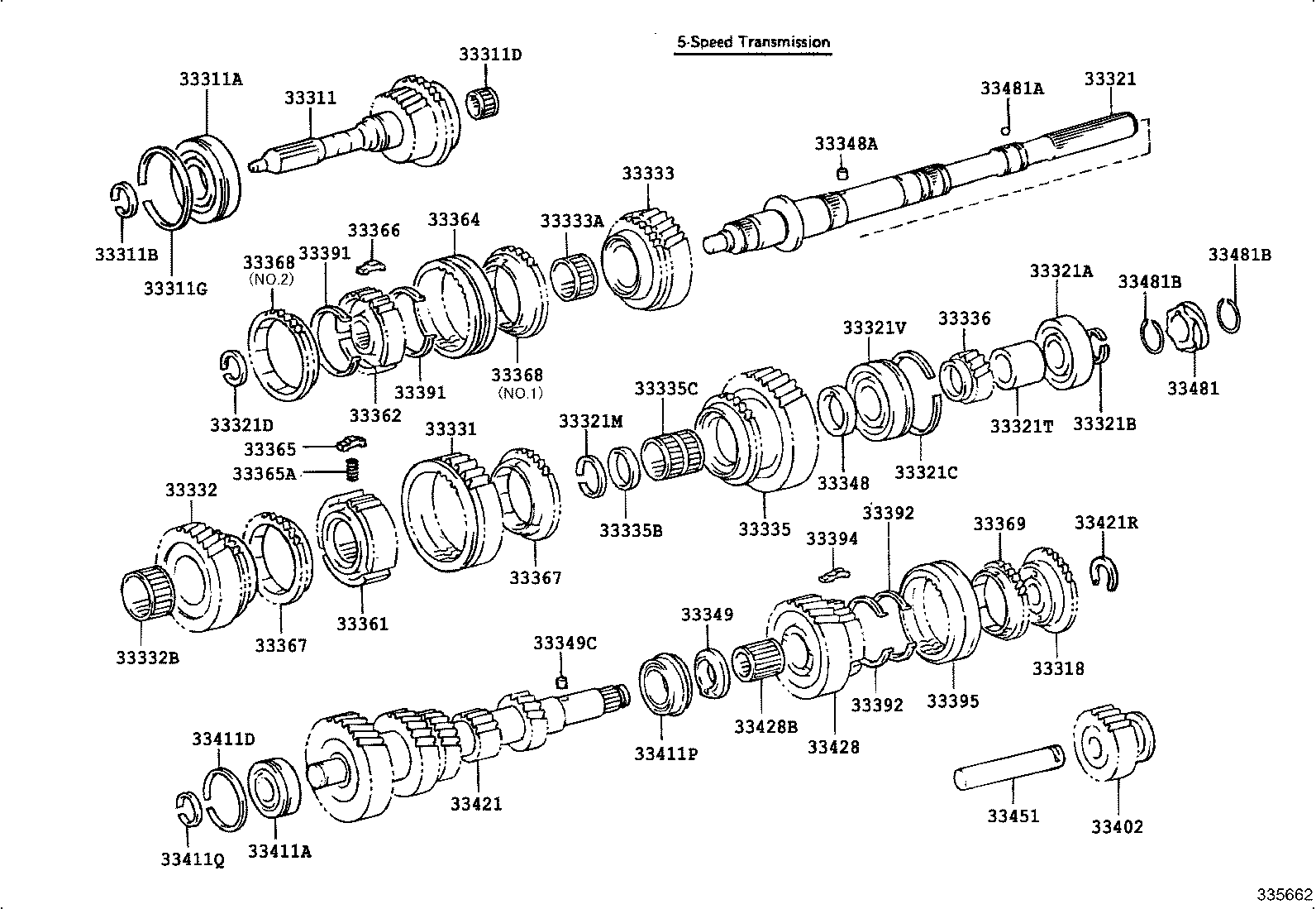33481-26020 GEAR, SPEEDOMETER DRIVE (MTM) product image
