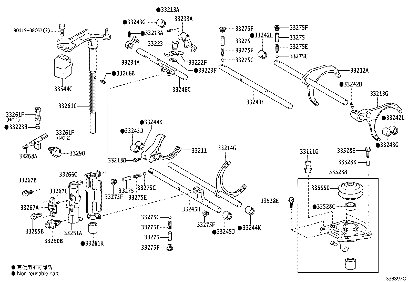 91611-60830 BOLT (FOR CONTROL SHAFT COVER) product image