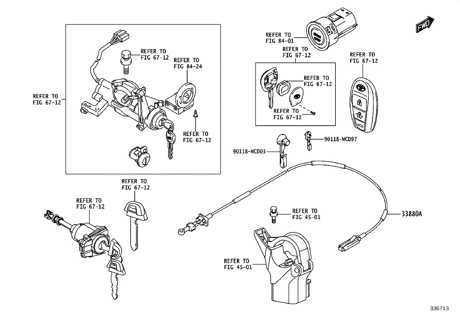 33530-WC043 LEVER ASSY, SHIFT (FOR FLOOR SHIFT) product image