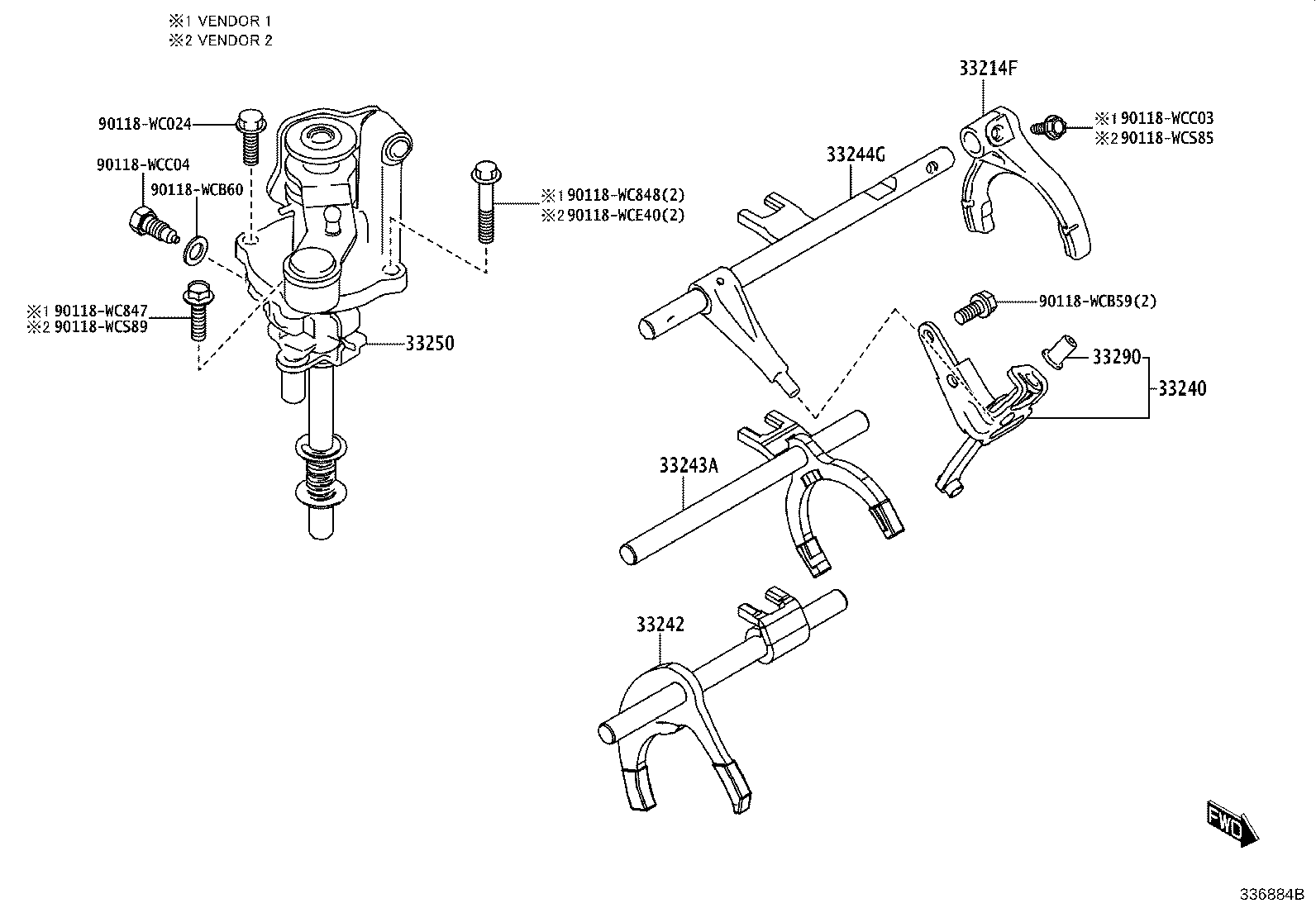 33214-WC001 FORK, 5TH SHIFT product image