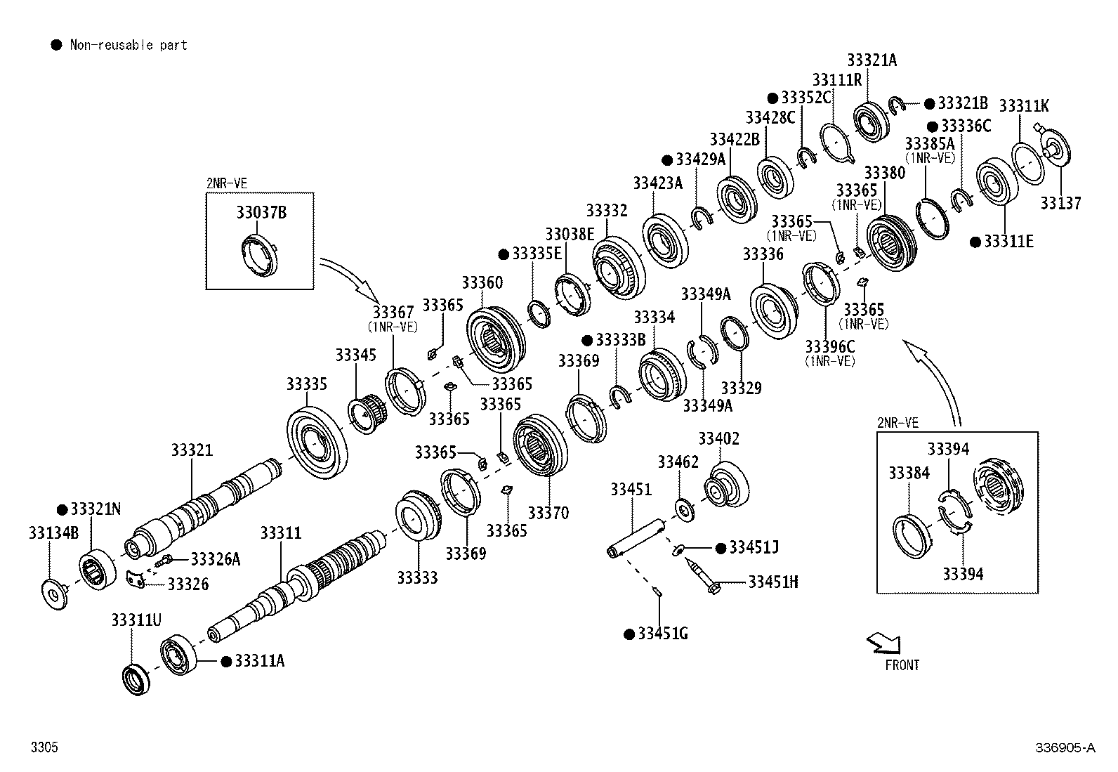33422-BZ080 GEAR, 4TH DRIVEN product image