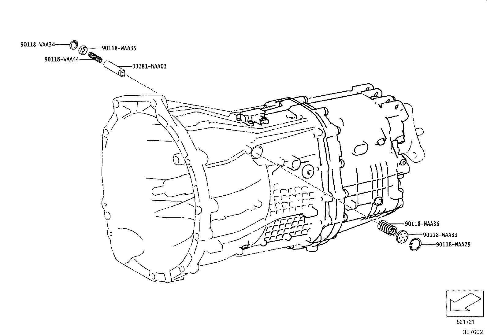 90118-WAA17 SEAL, OIL(FOR TRANSMISSION CASE) product image