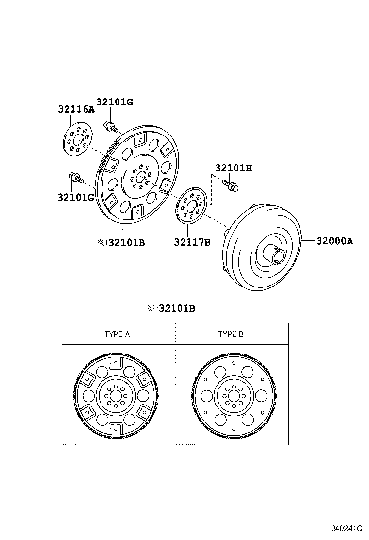 90105-A0022 BOLT, HEXAGON(FOR DRIVE PLATE SETTING) product image