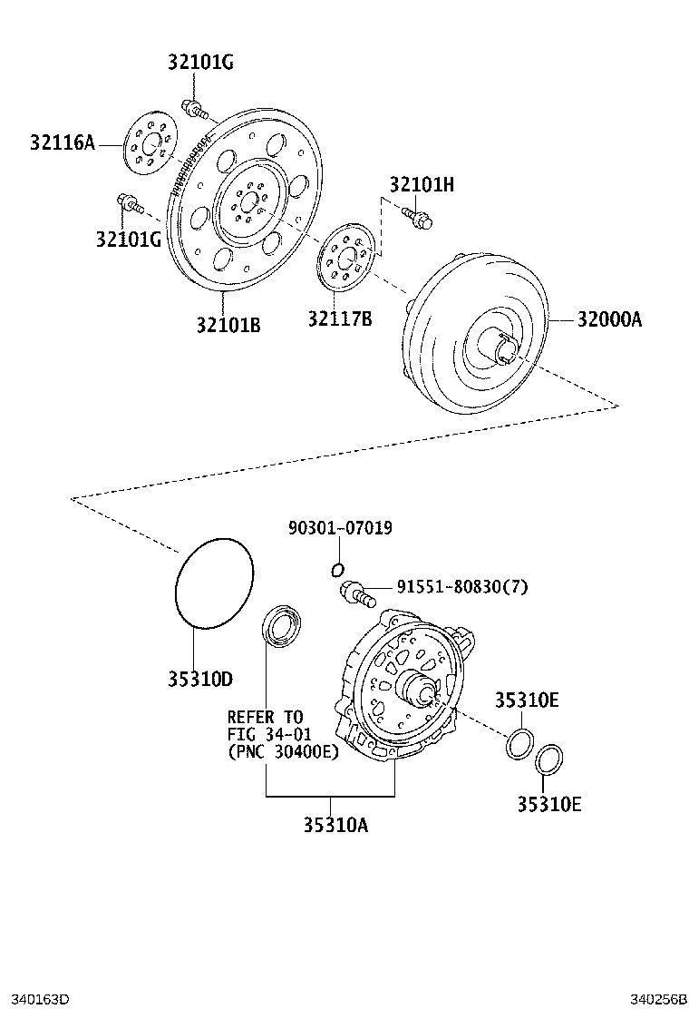 35617-44010 SEAL, TYPE T OIL (FOR FRONT OIL PUMP) product image