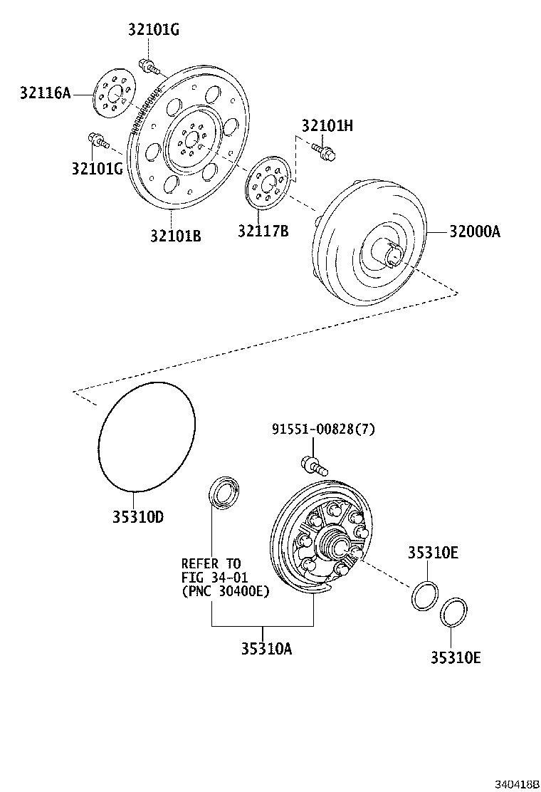 35617-44010 SEAL, TYPE T OIL (FOR FRONT OIL PUMP) product image