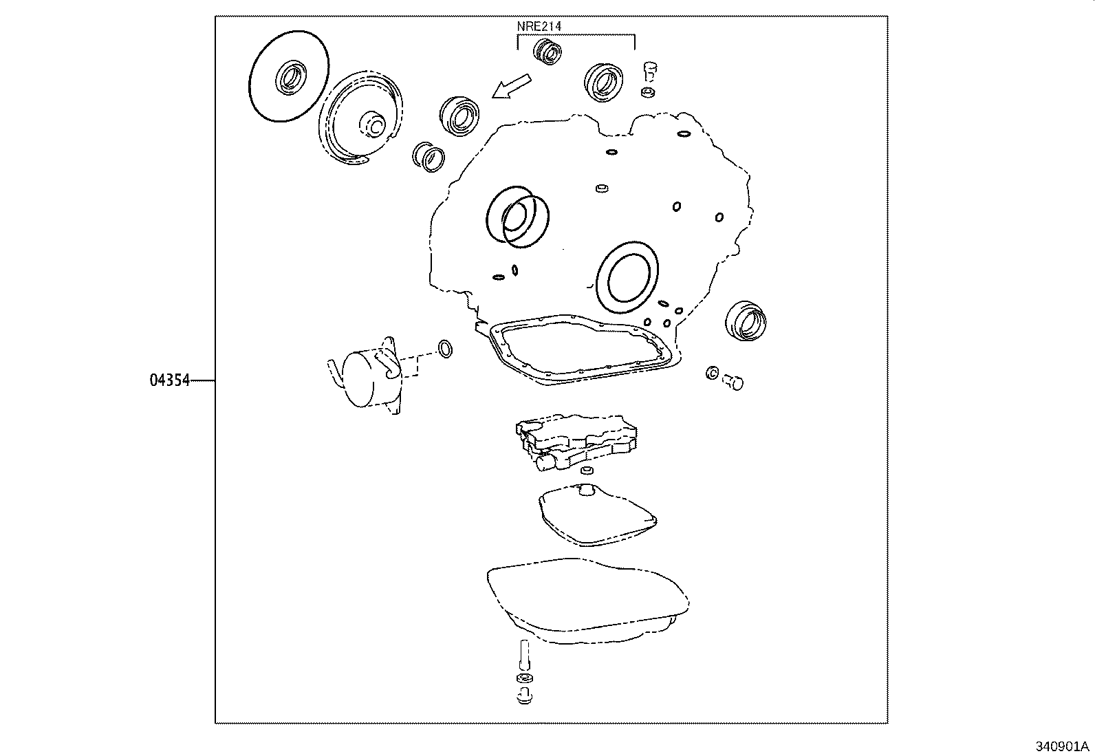 30140-12510 TRANSAXLE ASSY, CVT, REBUILT(W/O TORQUE CONVERTER) product image