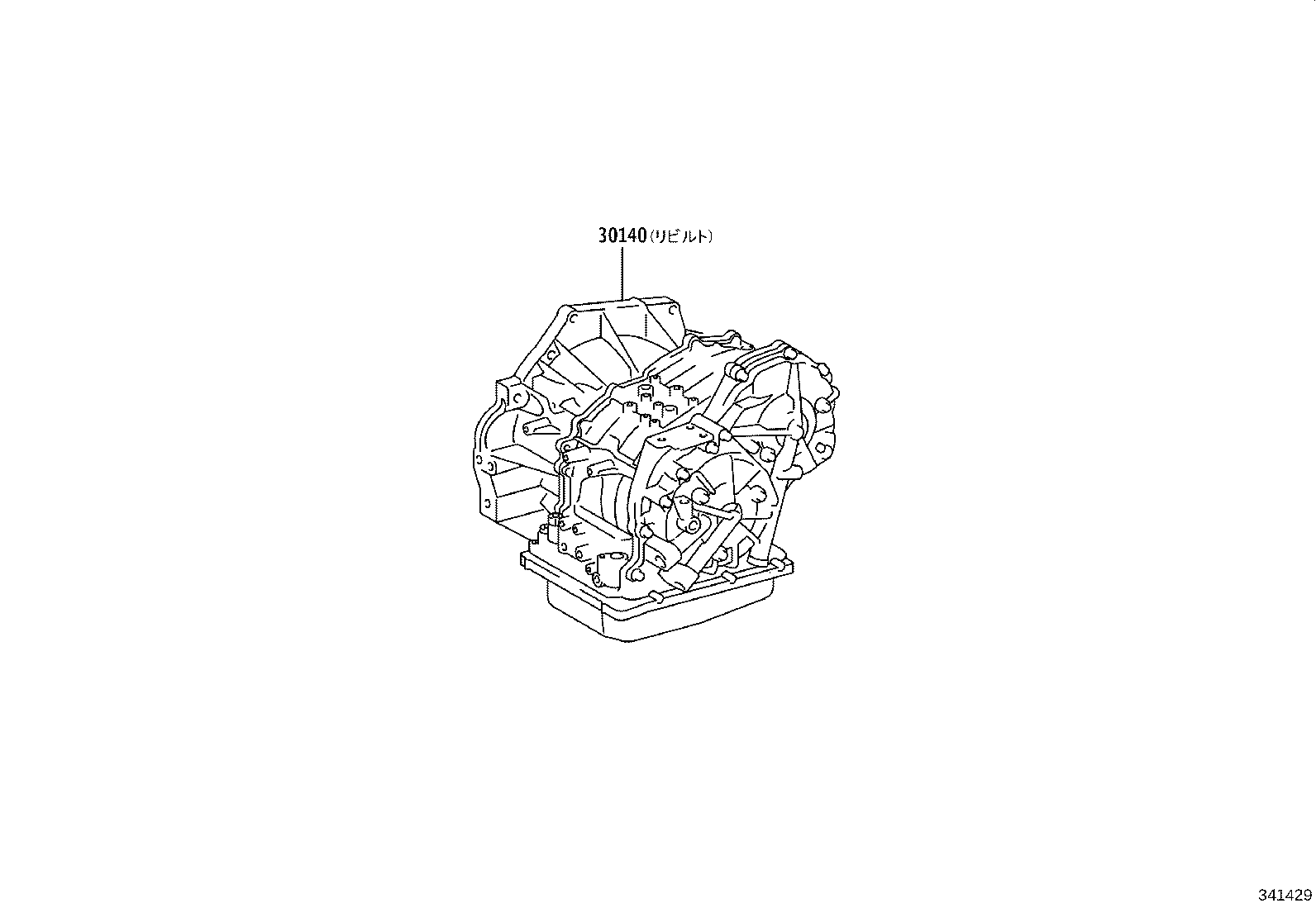 30400-28071 TRANSAXLE ASSY, CONTINUOUSLY VARIABLE product image