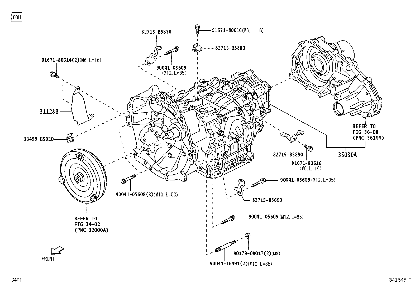 34000-B5100 TRANSAXLE ASSY, CONTINUOUSLY VARIABLE product image