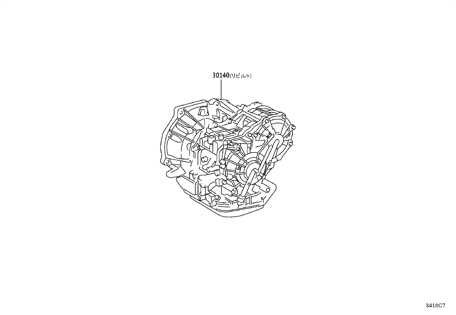 30400-44040 TRANSAXLE ASSY, CONTINUOUSLY VARIABLE product image
