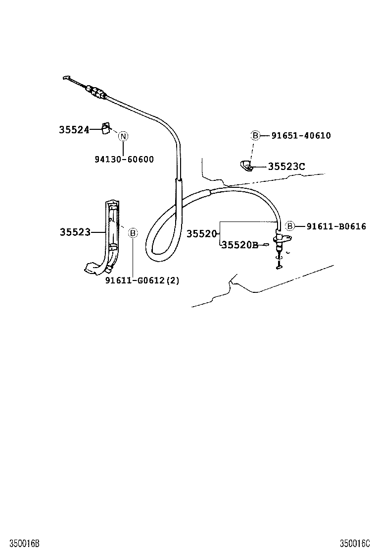 35523-35260 CLAMP, THROTTLE CABLE, NO.5 product image