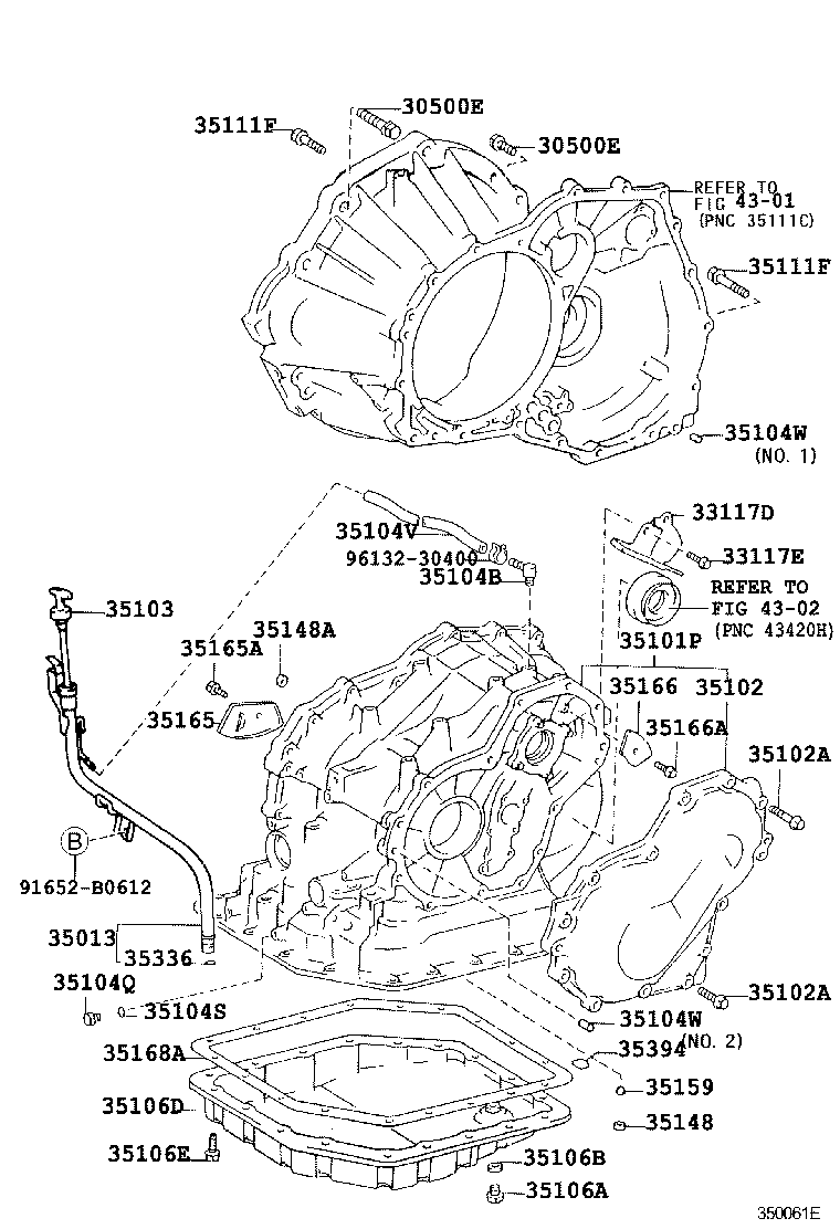 35104-20110 CASE SUB-ASSY, AUTOMATIC TRANSAXLE product image