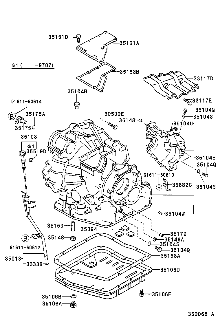 35104-33901 CASE SUB-ASSY, AUTOMATIC TRANSAXLE product image
