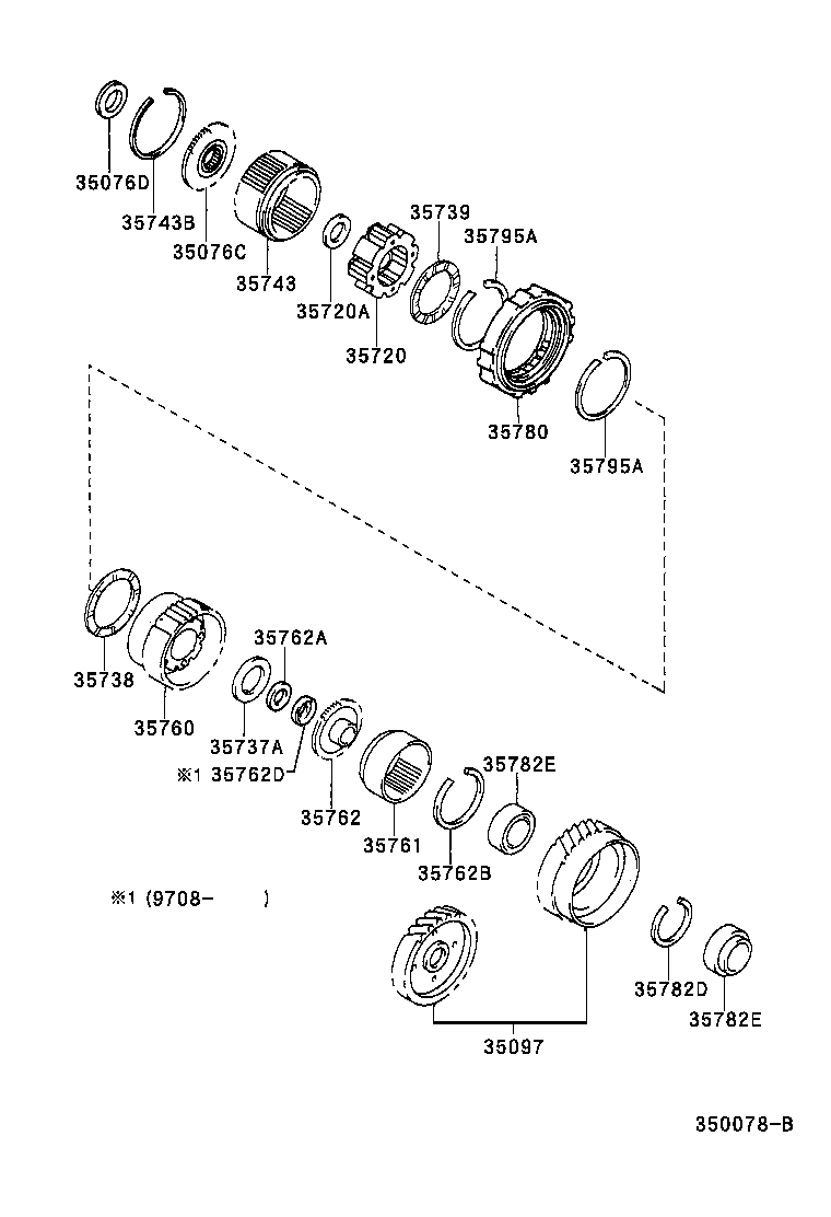 35733-33010 GEAR, PARKING LOCK product image