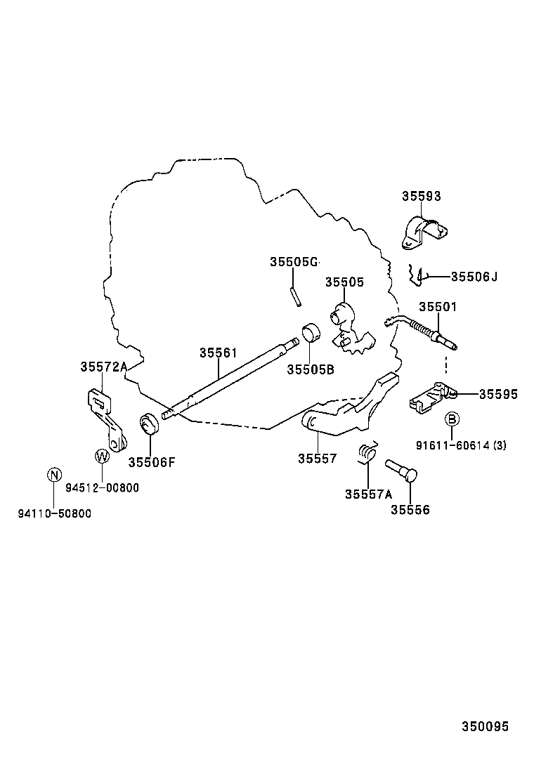 35520-33070 CABLE ASSY, THROTTLE product image