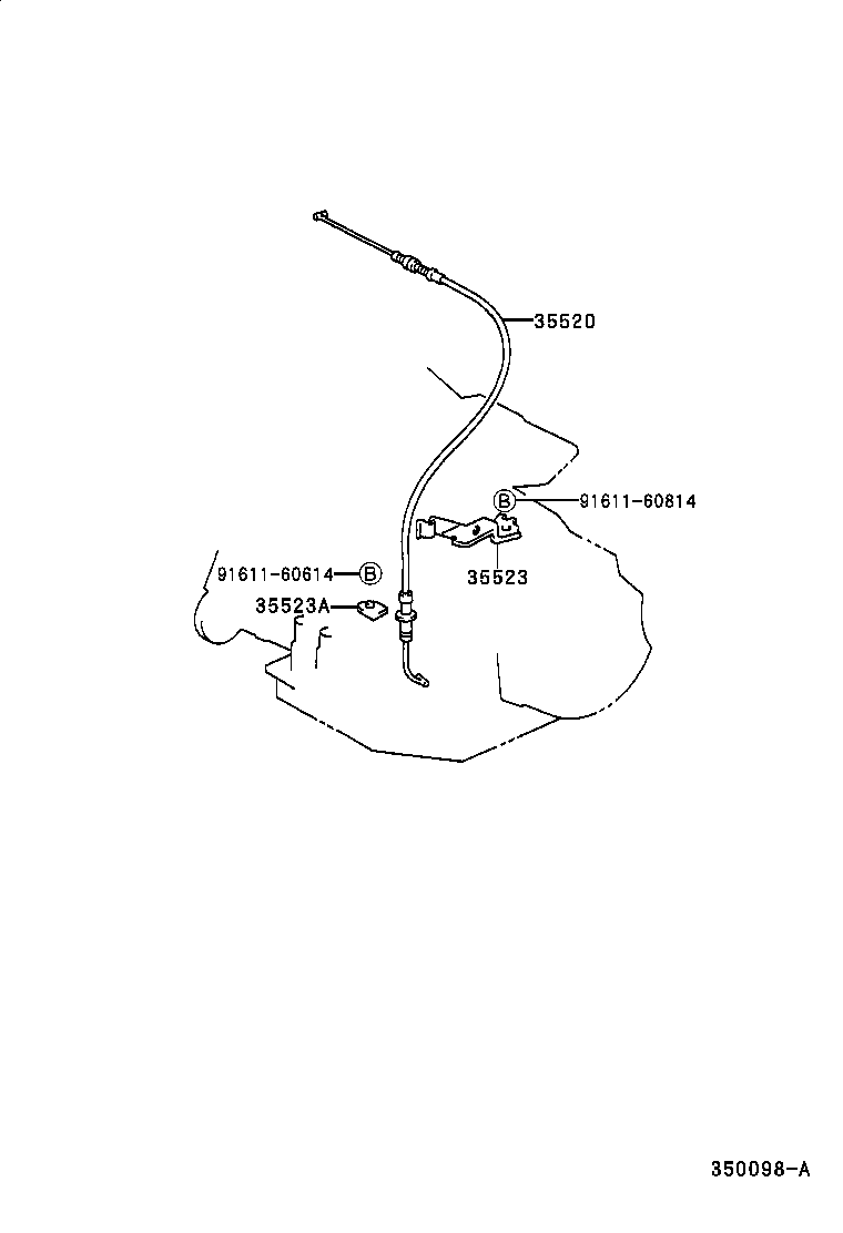 35520-33070 CABLE ASSY, THROTTLE product image