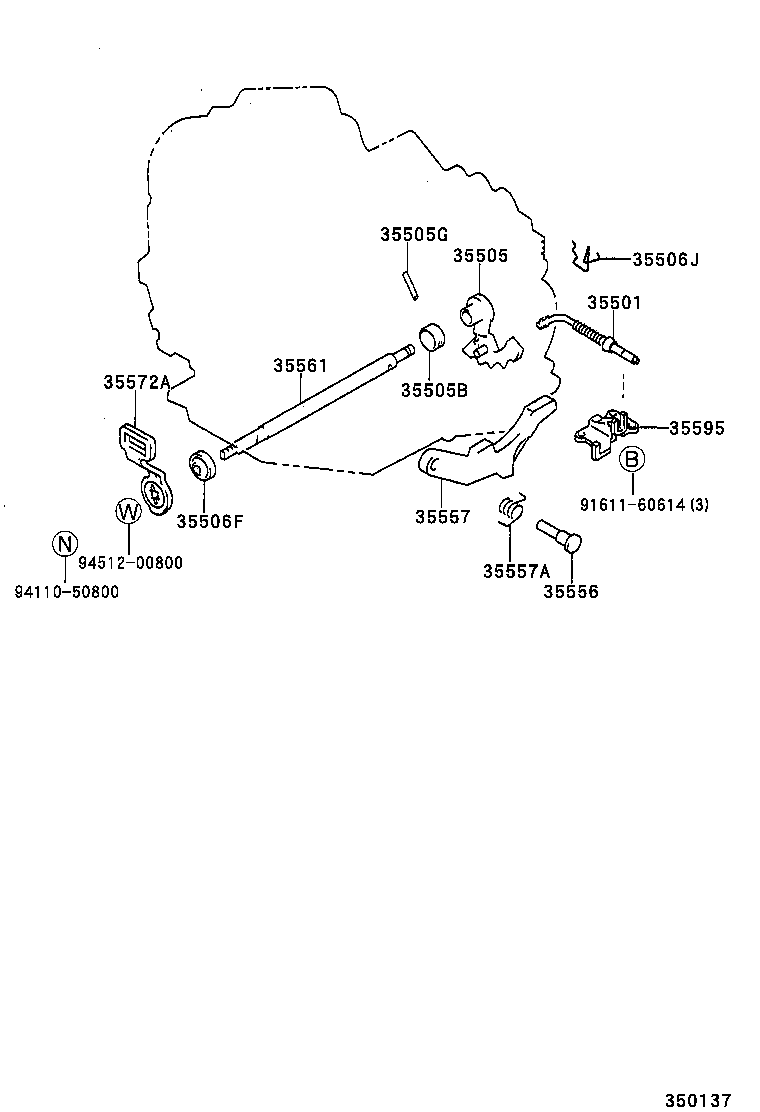 35520-21030 CABLE ASSY, THROTTLE product image