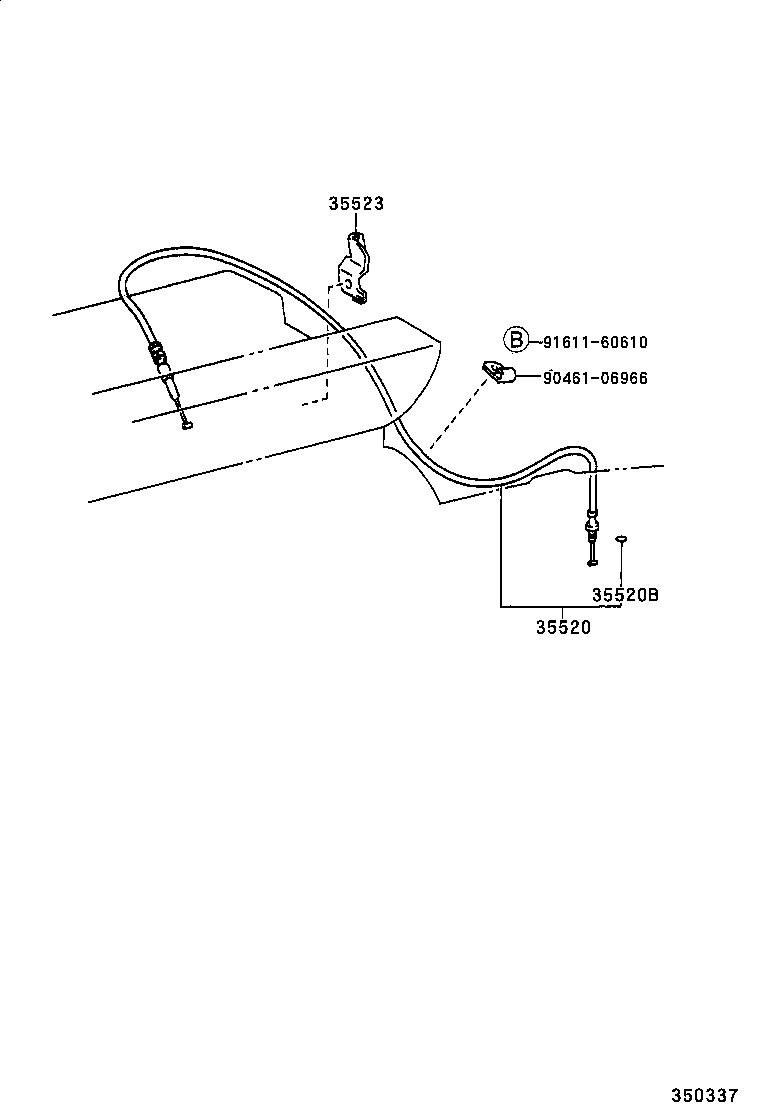 35520-22280 CABLE ASSY, THROTTLE product image