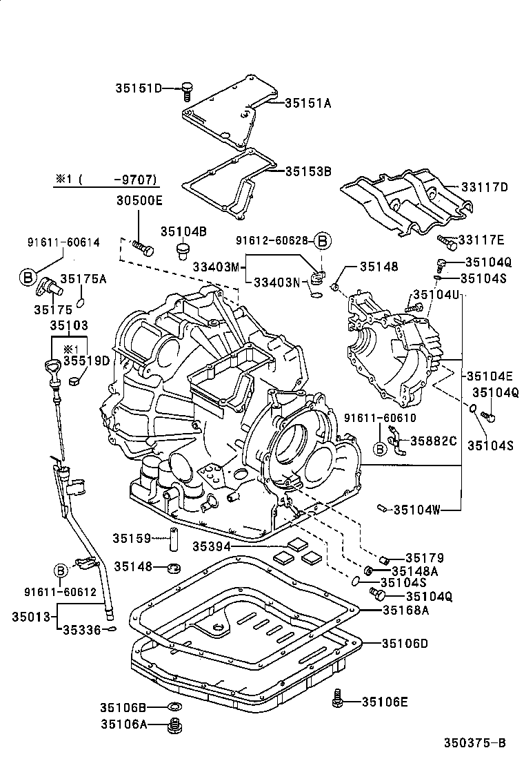 35104-33904 CASE SUB-ASSY, AUTOMATIC TRANSAXLE product image