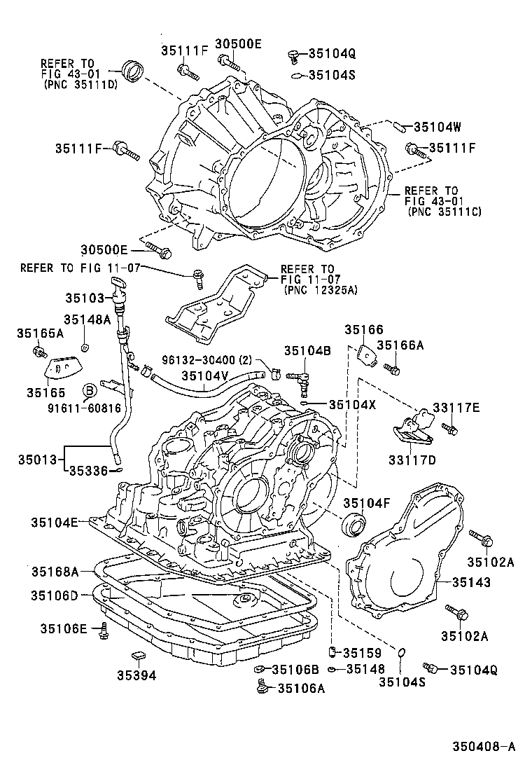 35103-02030 GAGE SUB-ASSY, TRANSMISSION OIL LEVEL product image
