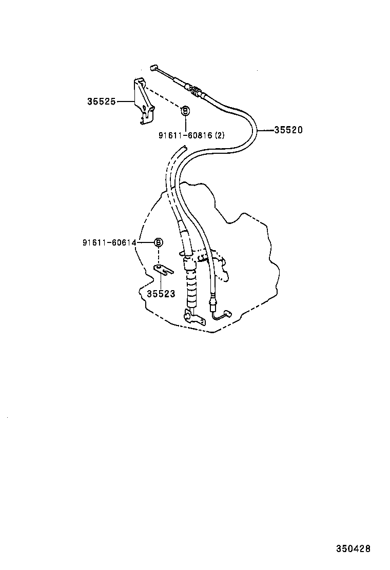 35520-16090 CABLE ASSY, THROTTLE product image