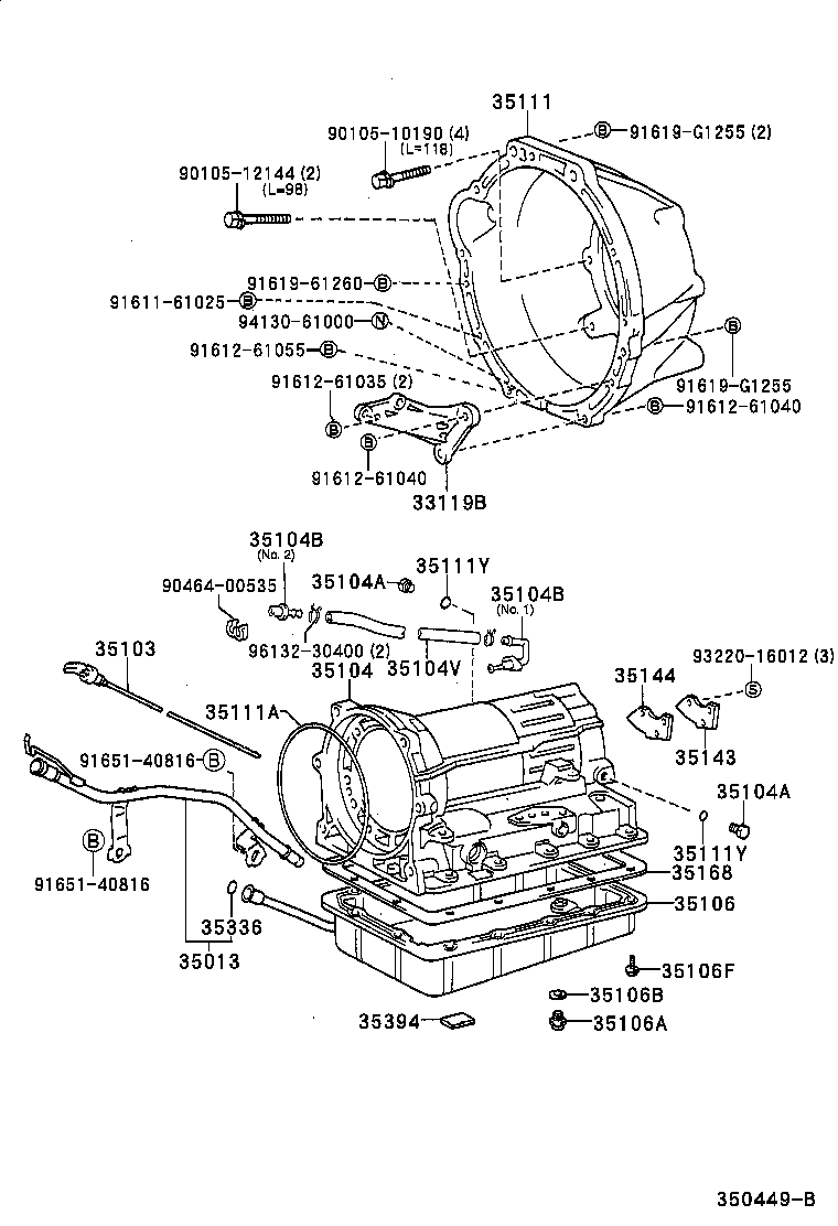 35106-26030 PAN SUB-ASSY, AUTOMATIC TRANSMISSION OIL product image