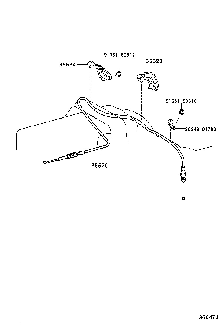 35573-26060 LEVER, TRANSMISSION CONTROL SHAFT, LH product image