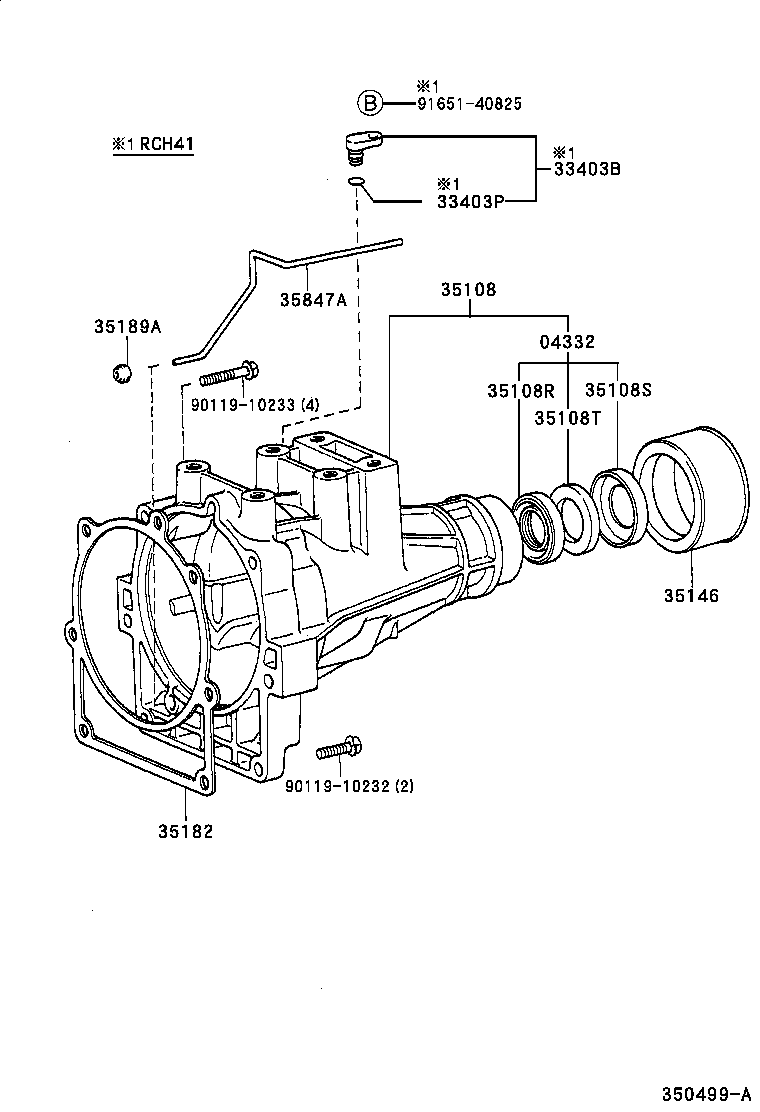35015-26060 ADAPTER SUB-ASSY, TRANSMISSION CASE product image