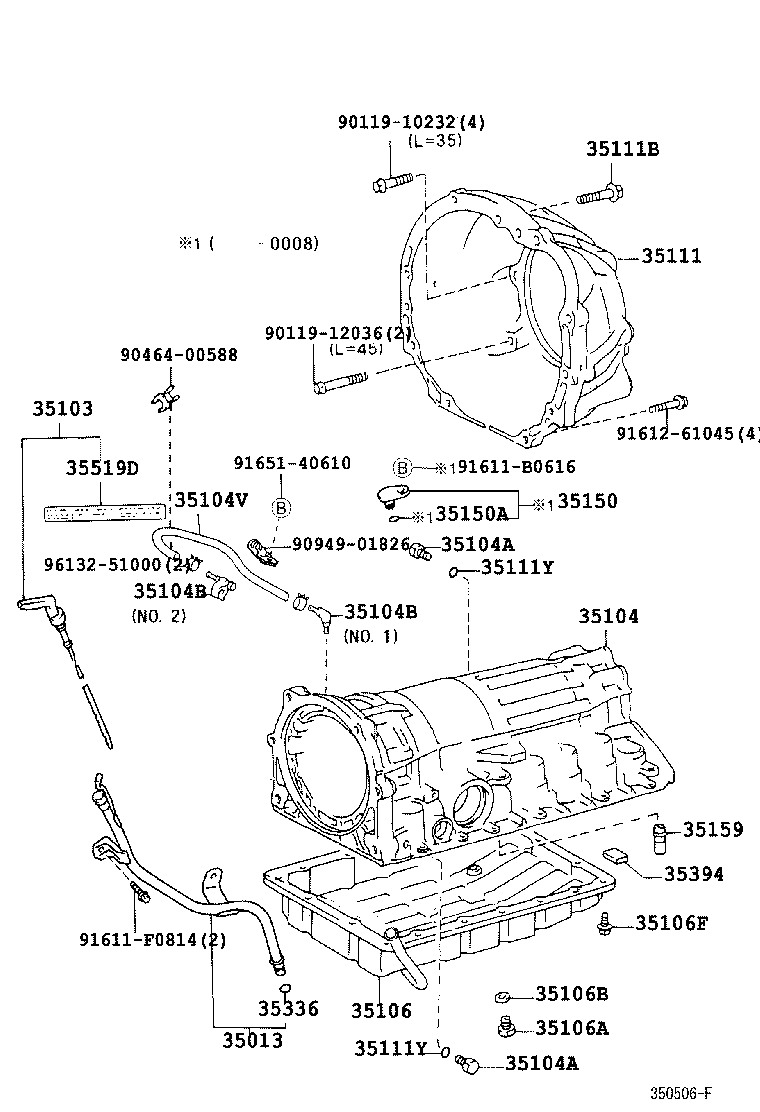 35104-22070 CASE SUB-ASSY, AUTOMATIC TRANSMISSION product image